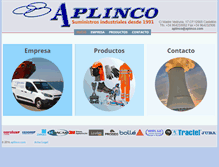 Tablet Screenshot of aplinco.com